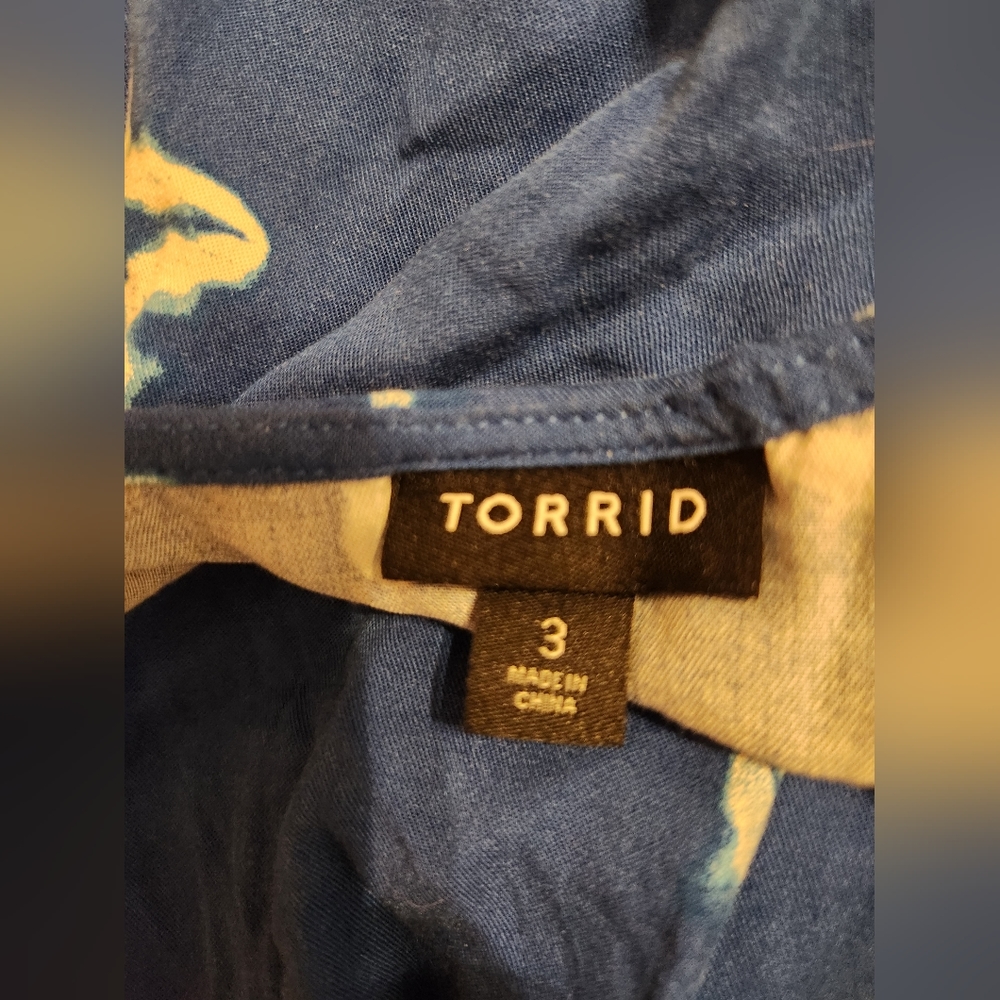 Torrid Ava Stretch Challis Cami Size 3 - Picture 4 of 9